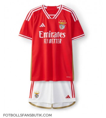 Benfica Replika Hemmatröja Barn 2023-24 Kortärmad (+ Korta byxor)